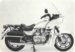 Kawasaki Police 1000 Motorcycle